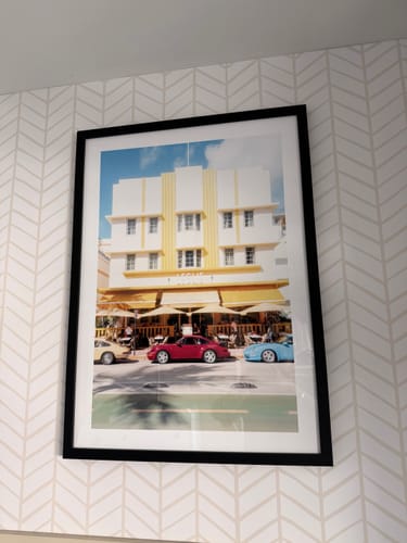 Customer photo review of Miami Summer Stop Poster