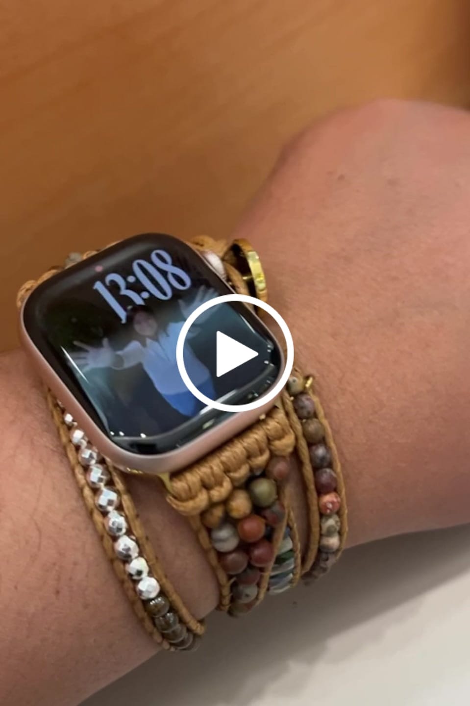 Customer video review of Tiger's Eye Royal Apple Watch Strap