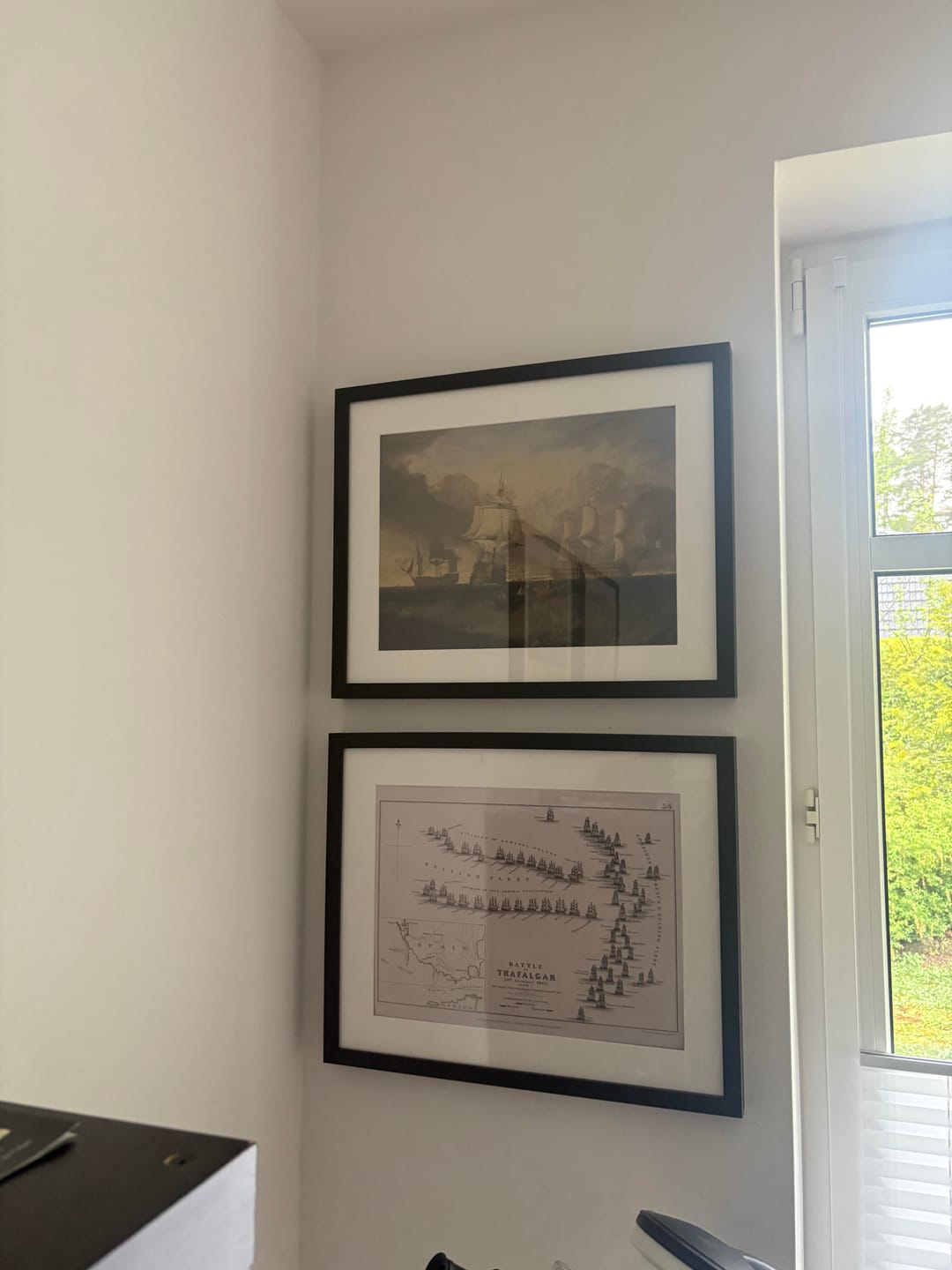 Customer photo review of The Victory Returning from the Battle of Trafalgar, in Three Positions by Turner, 1806