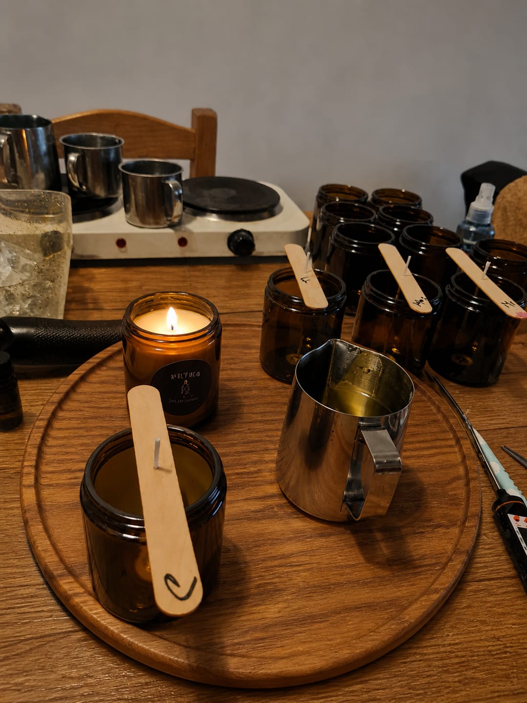 Customer photo review of Cera de soja 1 kg bajo punto de fusión 52 grados bpf escamas cera de soya
