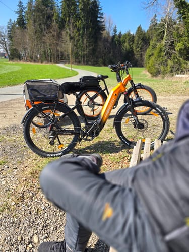 Customer photo review of Lankeleisi MG600 Lite 250W 27.5" Electric Trekking Bike 720Wh SUV E-bike with Torque Sensor 36V 20Ah Battery