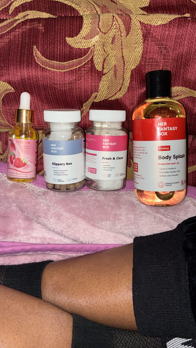 Customer photo review of Slippery Box - Extra Moisture Support Capsules