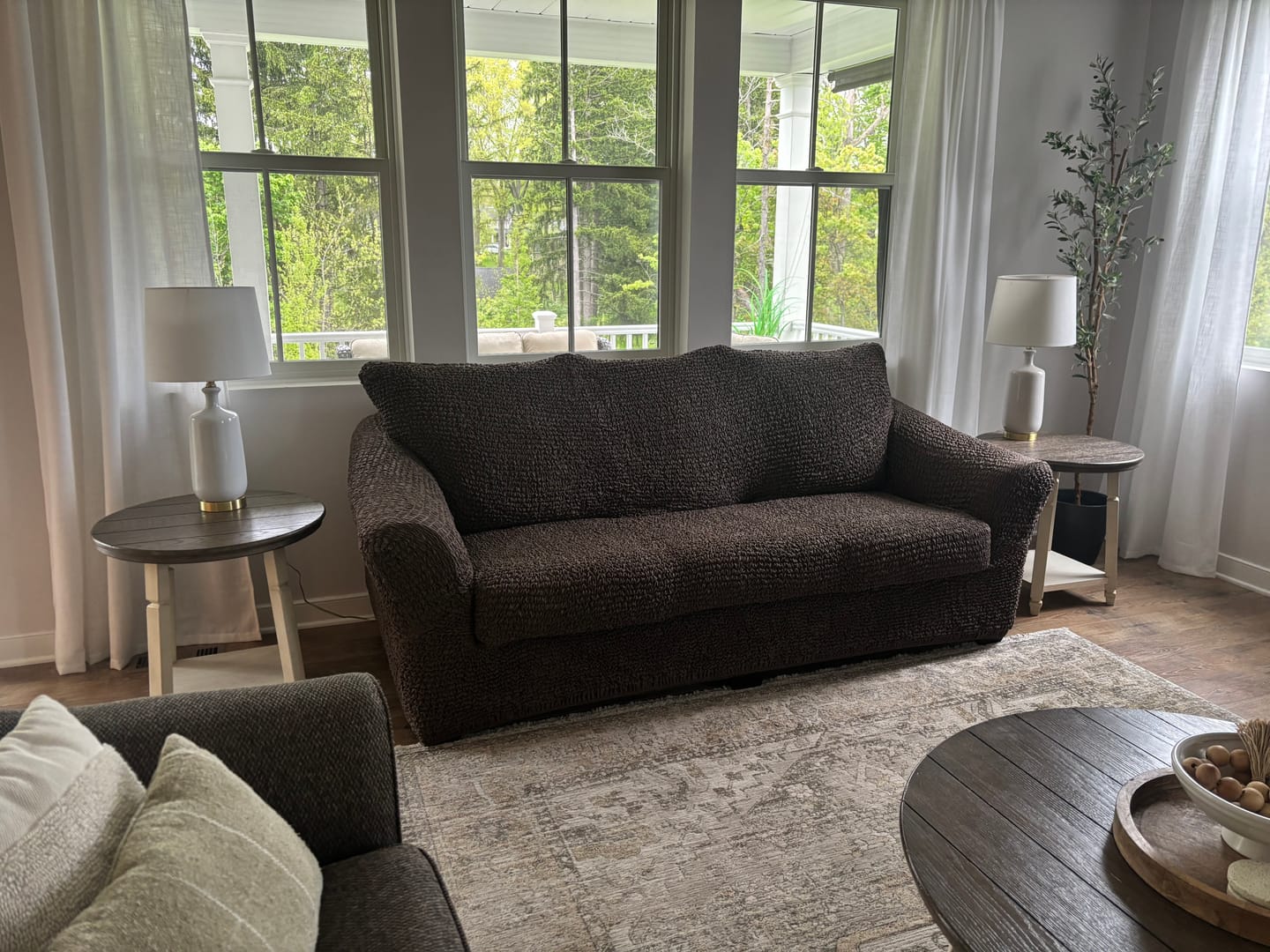 Customer photo review of Sofa 4 Seater Slipcover, CottonRich Collection