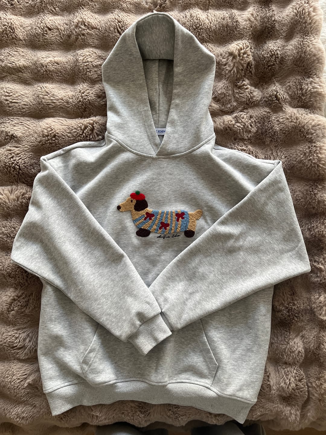 Customer photo review of Aelfric Eden Cartoon Dachshund Hoodie