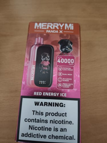 Customer photo review of Merry-Mi - Panda X 40K - Puff Jetable / Vape Disposable - 5% nicotine