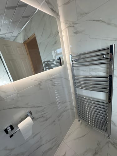 Customer photo review of LoCo Curved Ladder Rail 500 x 1200 Chrome