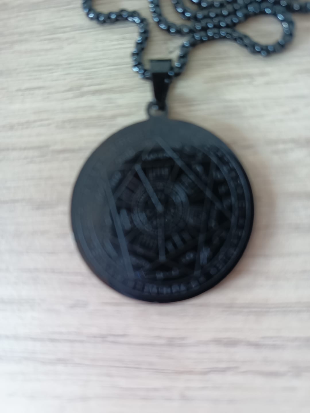 Customer photo review of Pendentif Sceau des 7 Archanges