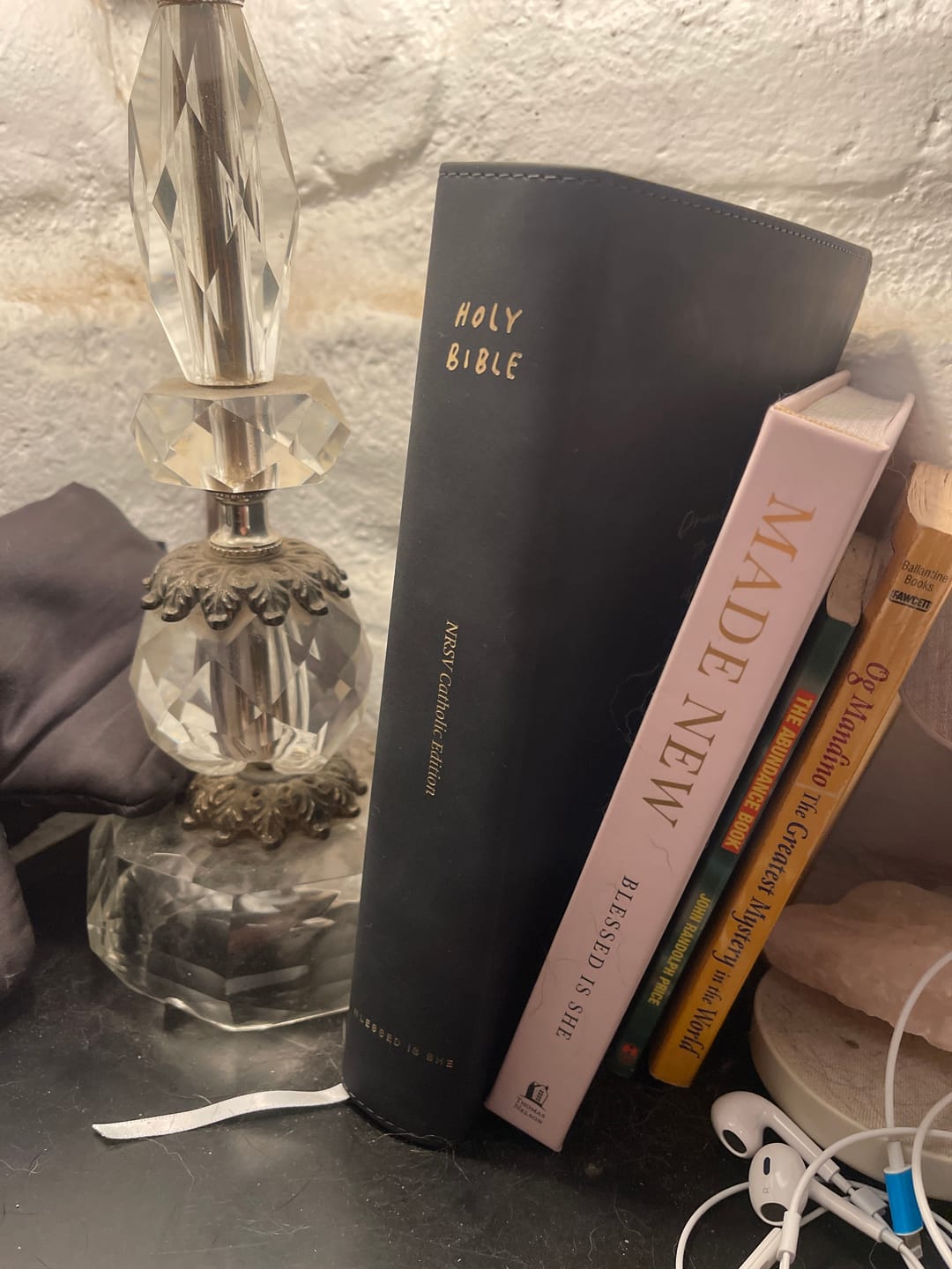 Customer photo review of Blessed Is She Single-Column Journaling Bible (NRSV-CE, with Imprimatur)