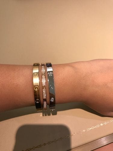 Customer photo review of LOVE BRACELET 6.1MM