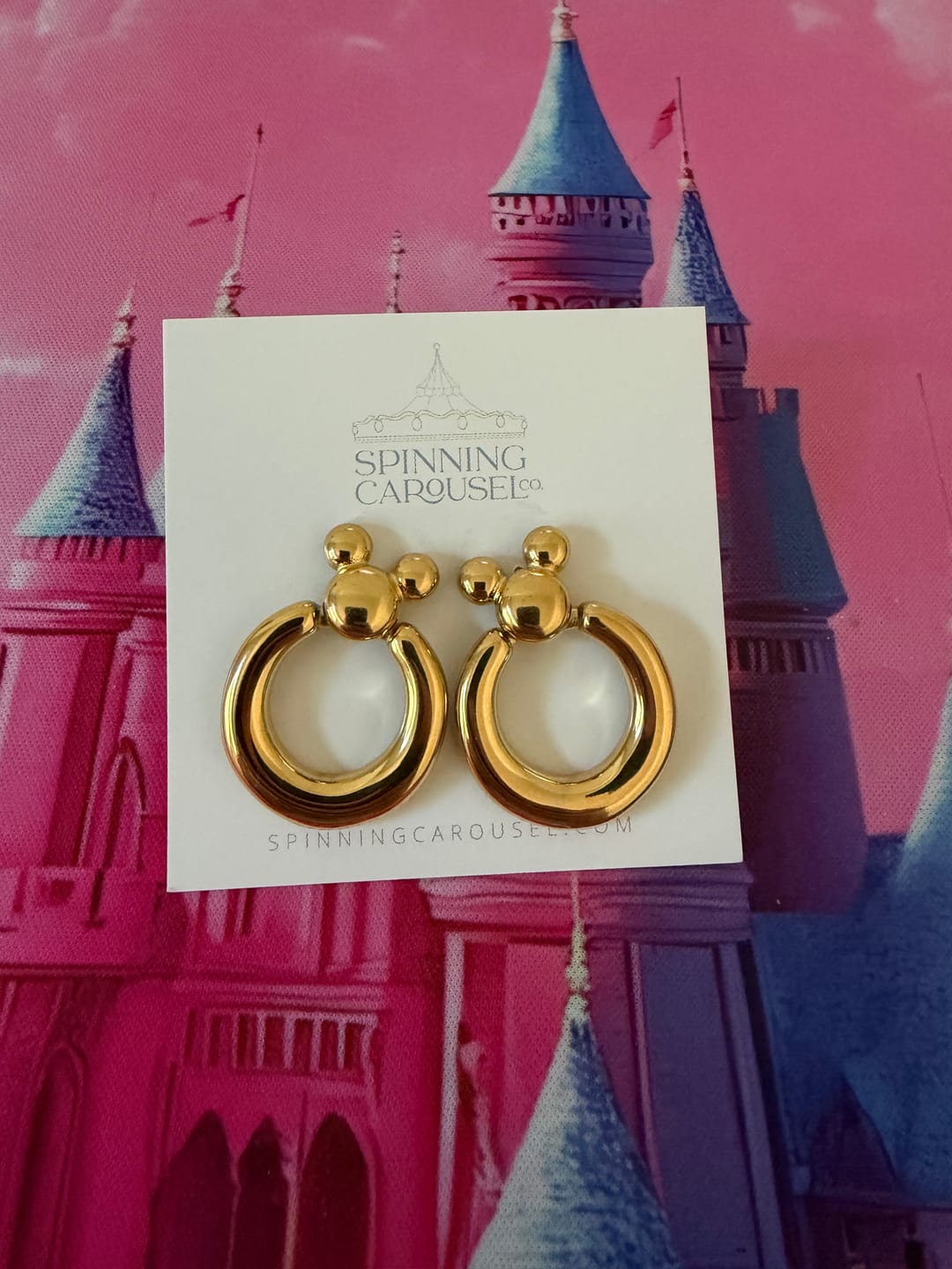 Customer photo review of Mega Leader of the Club Earrings