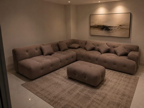 Customer photo review of Redano- L Shape Modular Sofa
