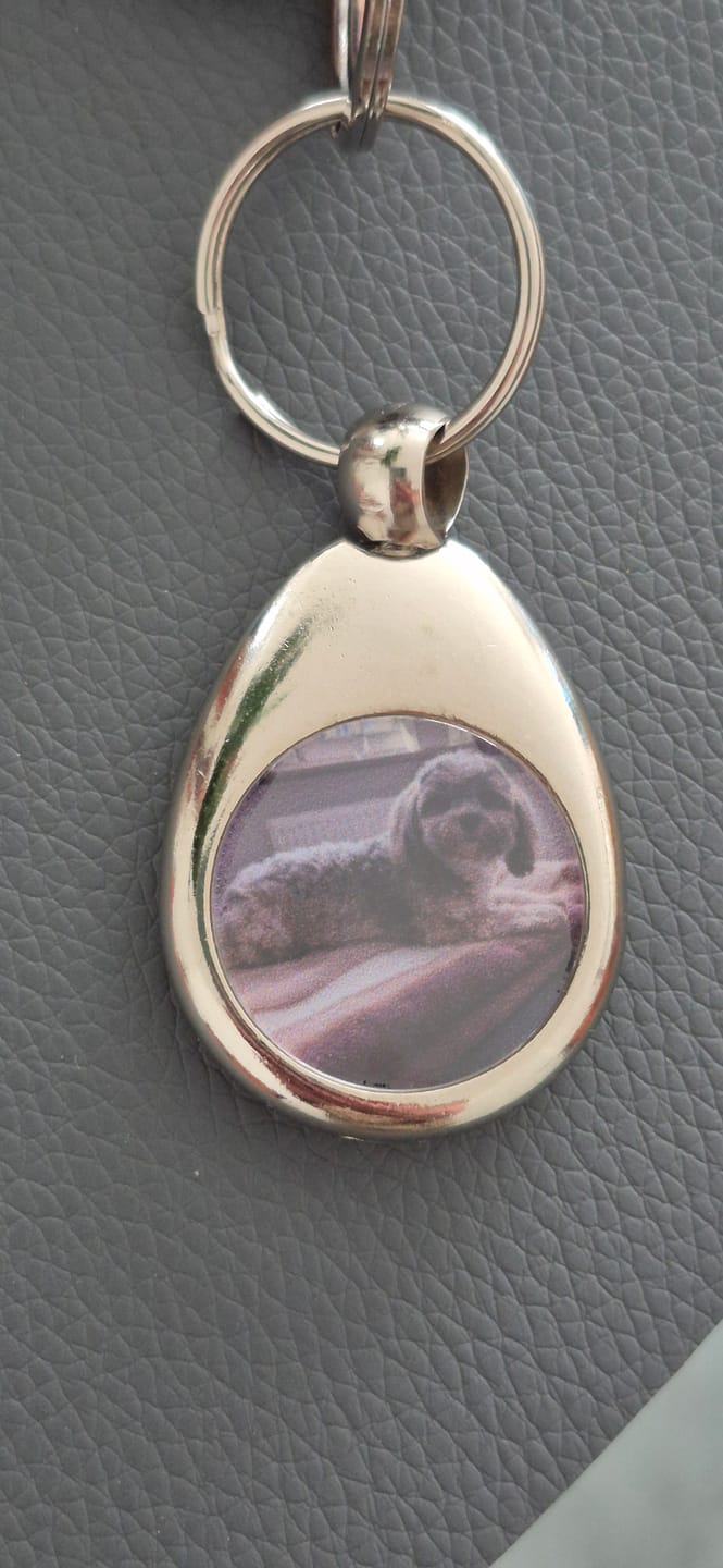 Customer photo review of Schlüsselanhänger mit Hundefoto