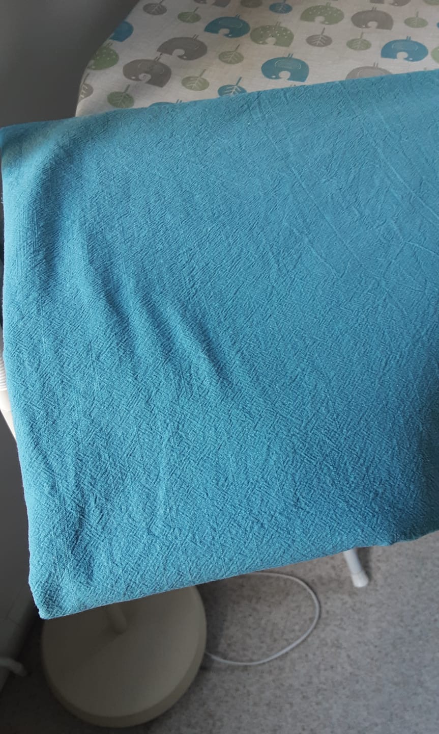 Customer photo review of Linen Feel 100% Cotton Fabric