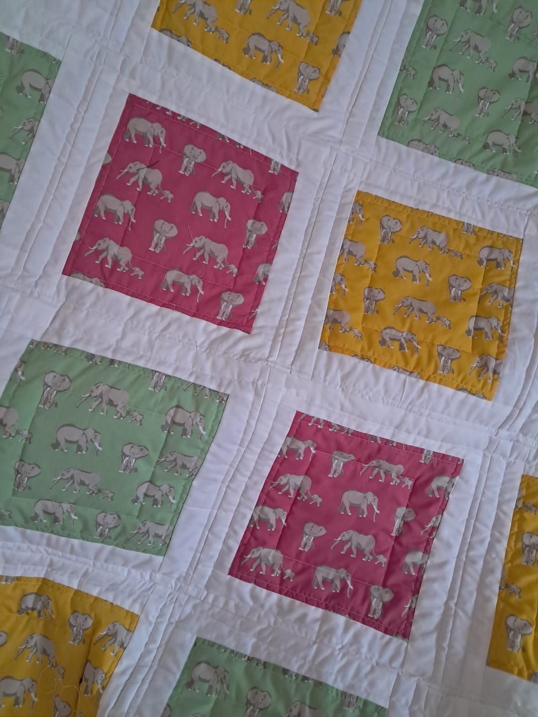 Customer photo review of Elephant Family Polycotton Fabric