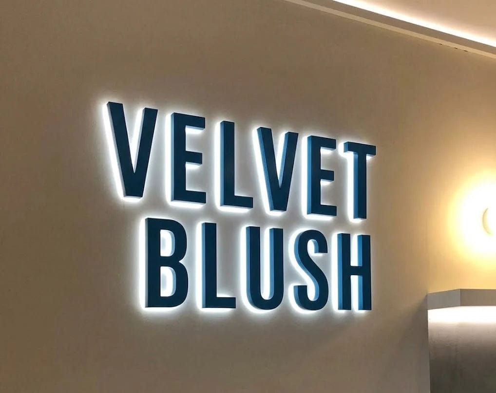 Customer photo review of Custom 3D Metal Backlit Sign For Rob