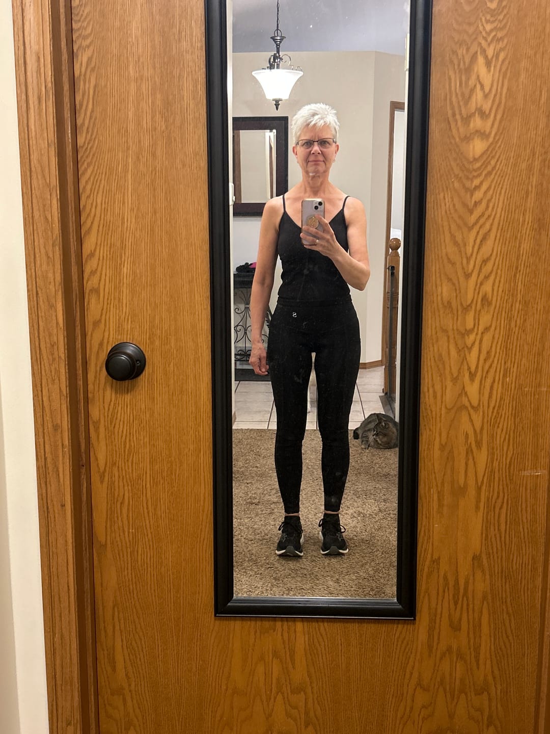 Customer photo review of 2 x Resistance Band Leggings (Buy 1 & Get 1 Free)