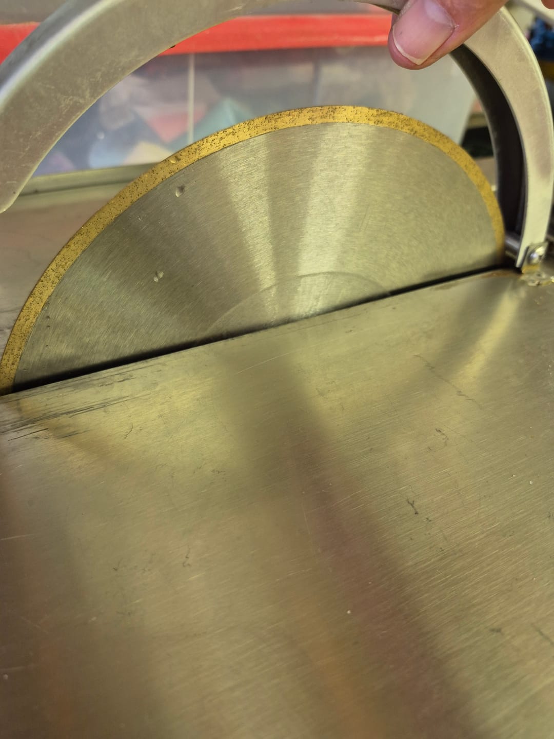 Customer photo review of LGX Professional Lapidary Saw Blades for Wet Cutting of Gemstone, Quartz, Agate, Geodes, Petrified Wood, Jasper and More