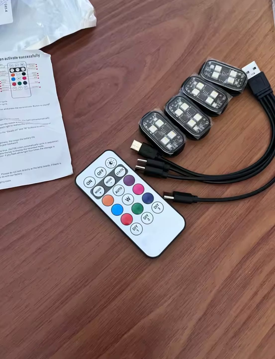 Customer photo review of Kit Premium Iluminación Ambiental LED RGB