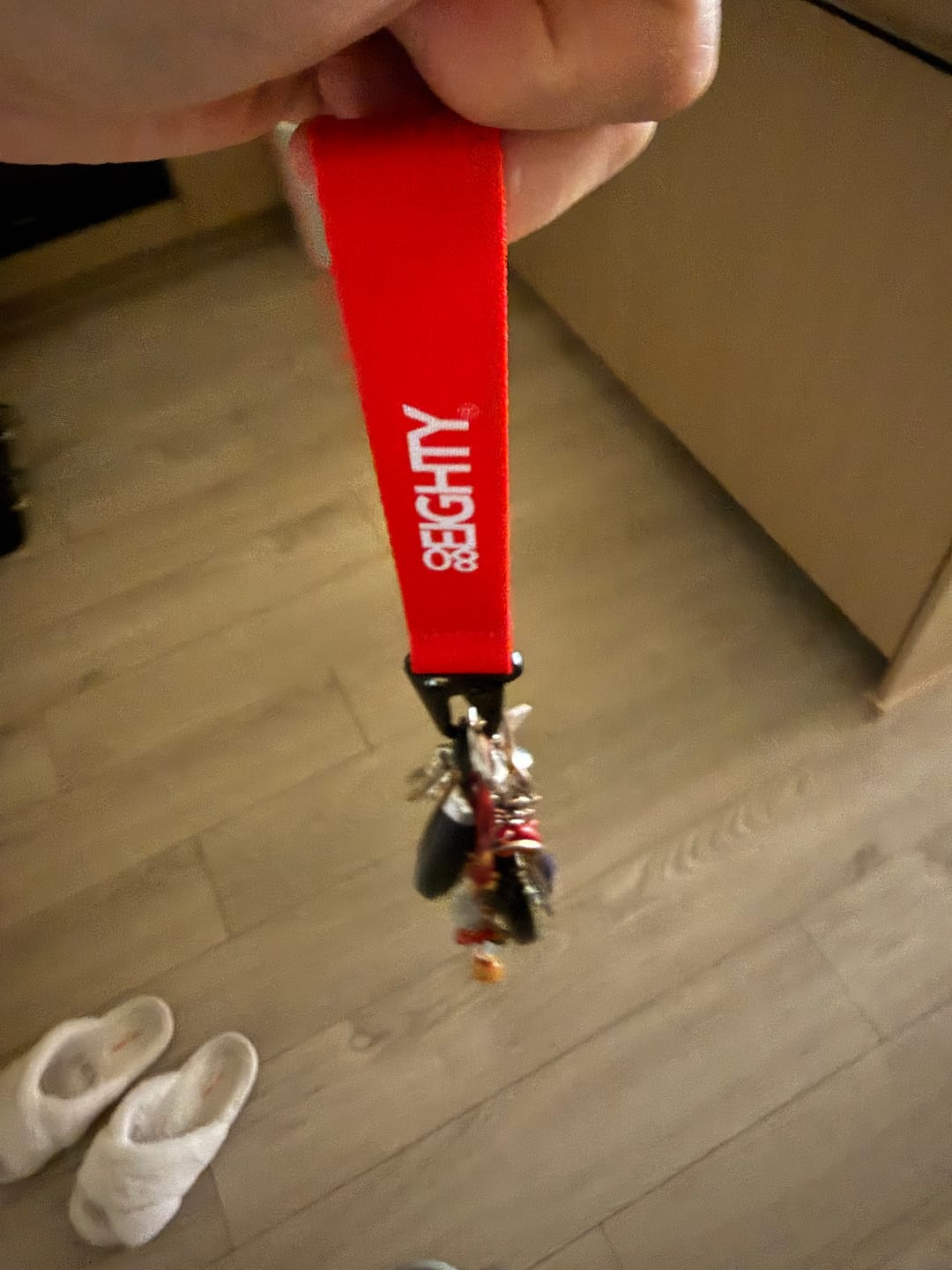 Customer photo review of 80Eighty® Remove Before Launch WristStrap