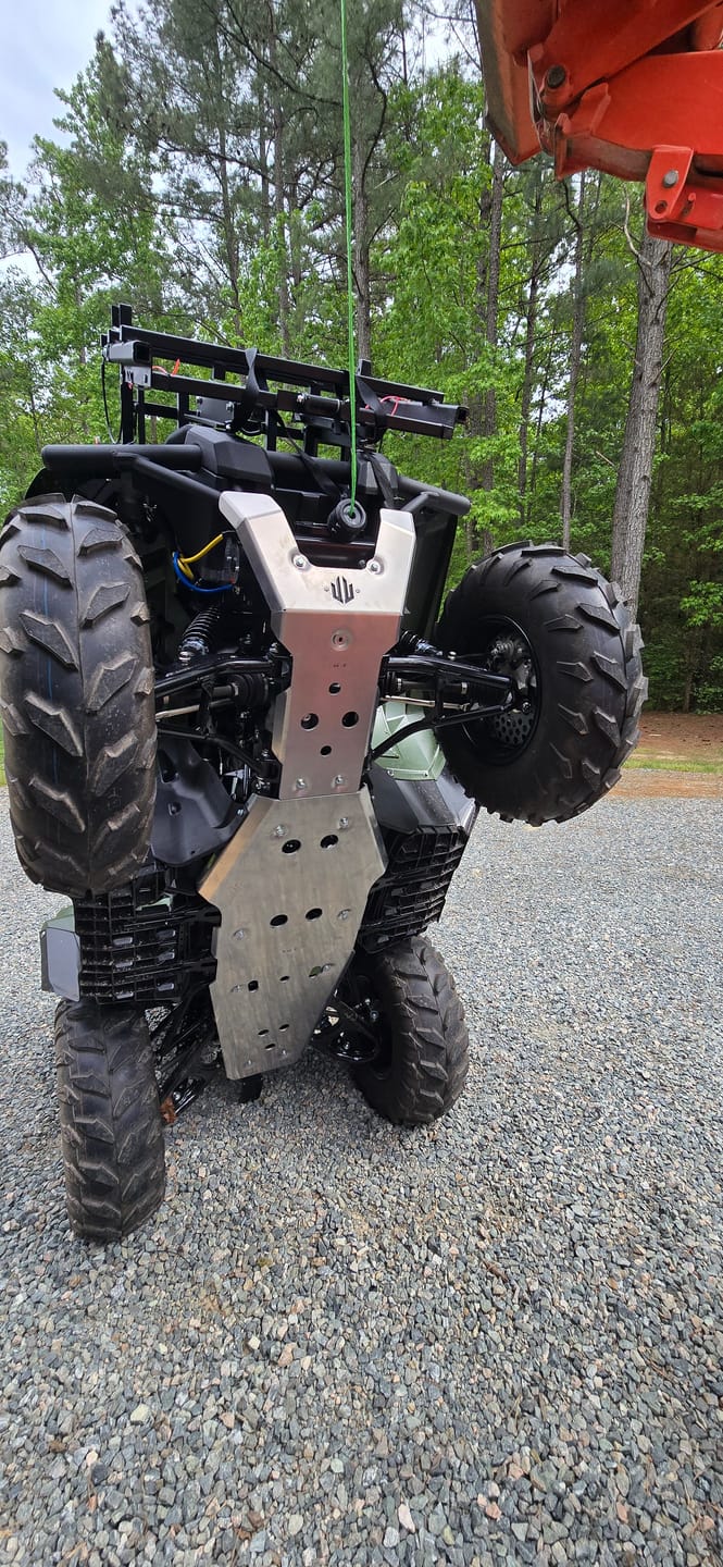 Customer photo review of Yamaha Wheel Spacers - Kodiak 400/450/700