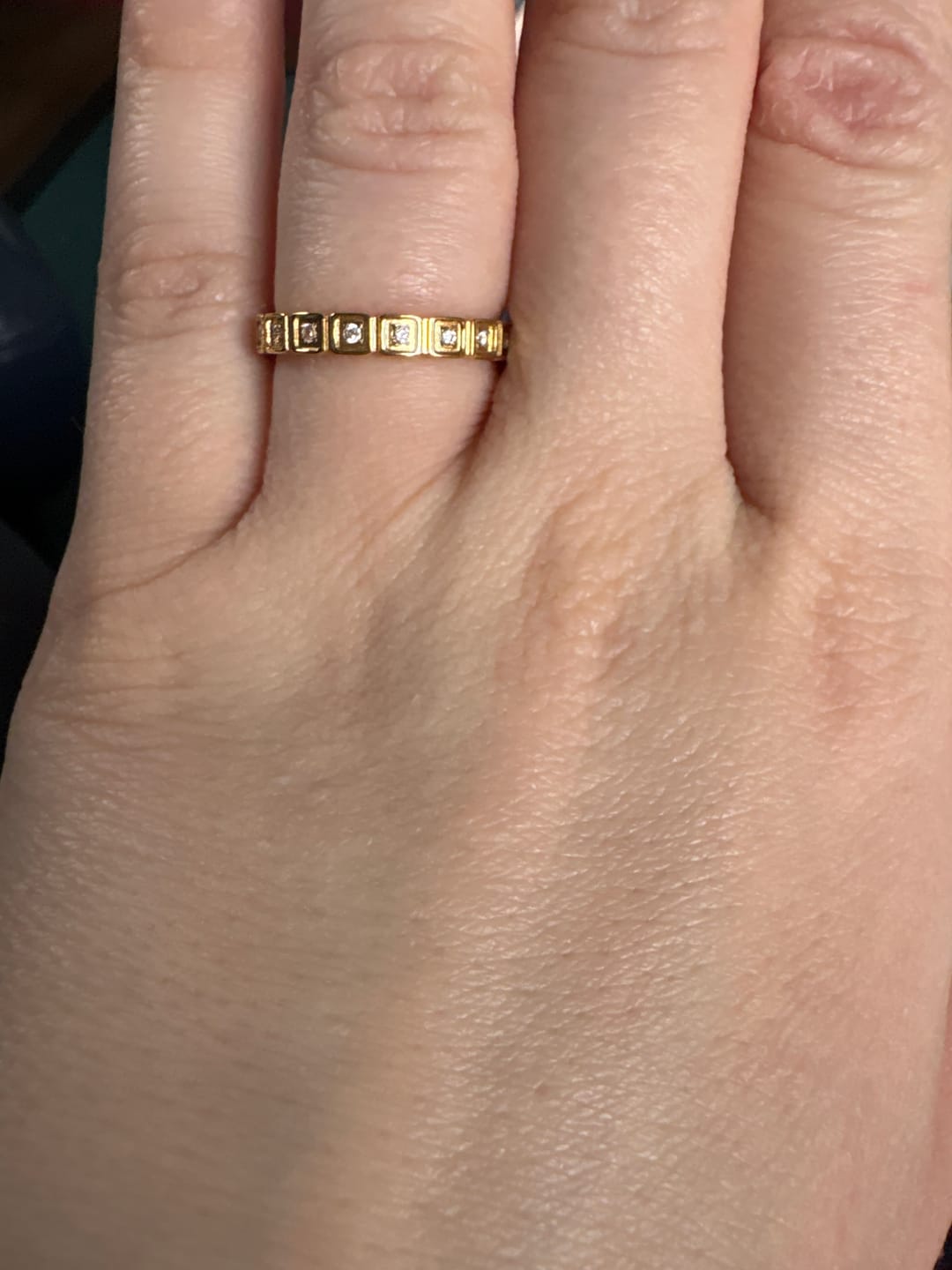 Customer photo review of Nisma Ring | 18K vergoldet