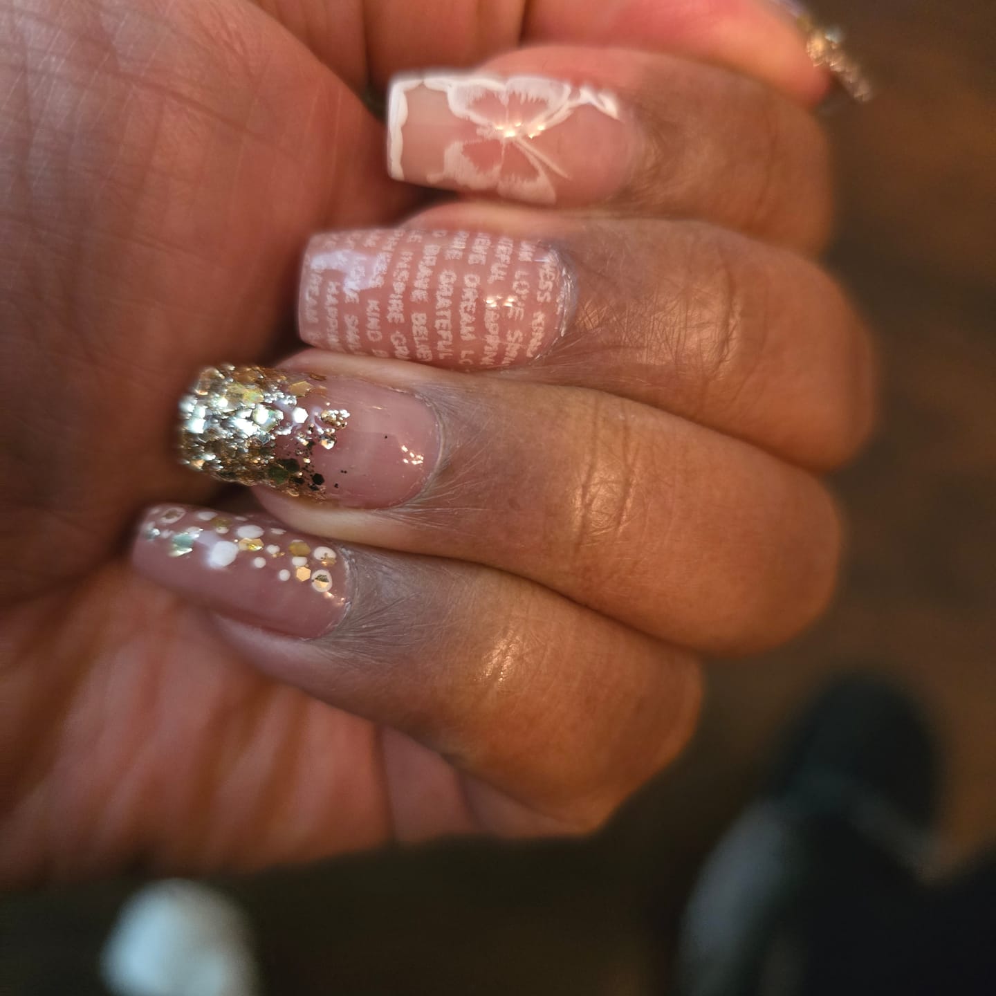 Customer photo review of Xtra Adhesion Nail Liquid
