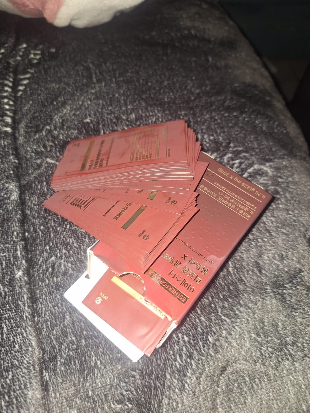 Customer photo review of ESTHER FORMULA - Liposome Glutathione Direct Ultra X 30 PCS | Laminas Antioxidantes