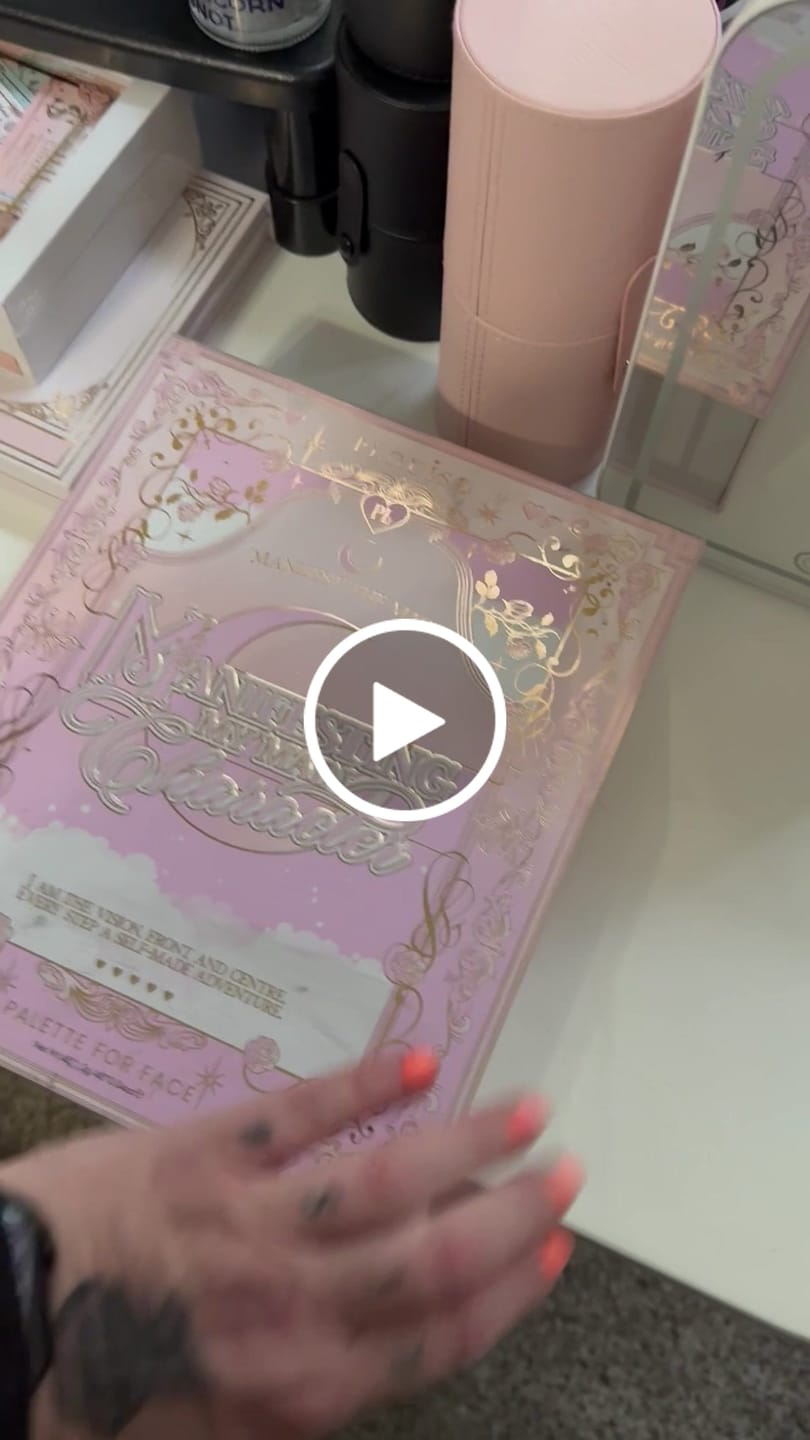 Customer video review of Manifesting My Main Character Eye & Face Palette
