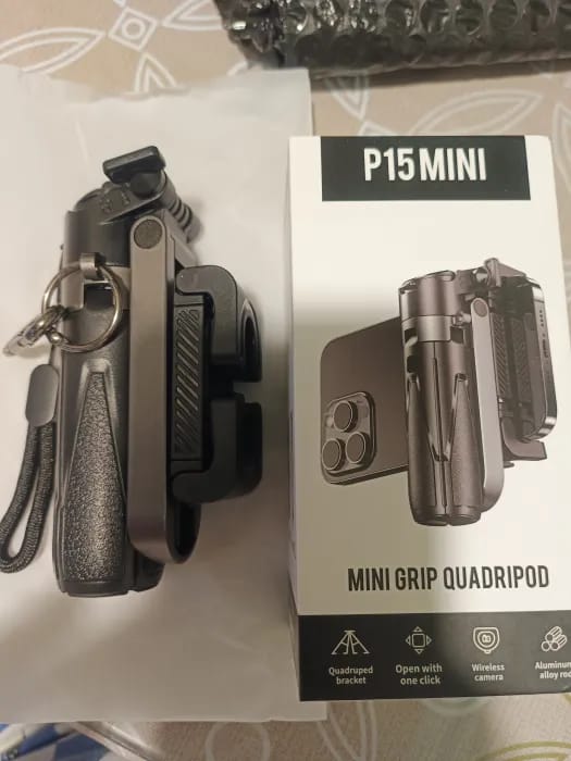 Customer photo review of 3-in-1 Mini Tripod Selfie Stick with Bluetooth Remote Control