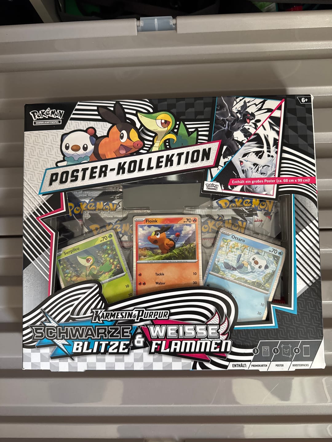 Customer photo review of Pokémon Poster-Kollektion Karmesin & Purpur – Schwarz & Weiß Einall