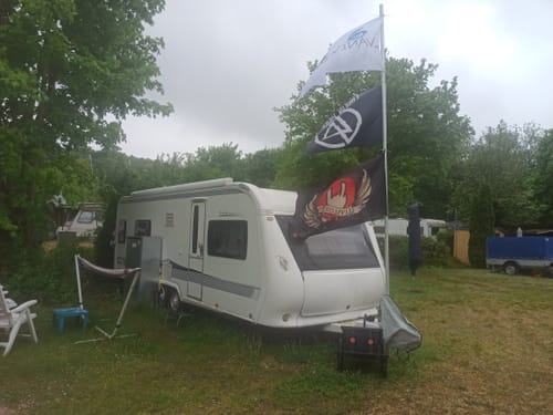 Customer photo review of Fahne selbst gestalten