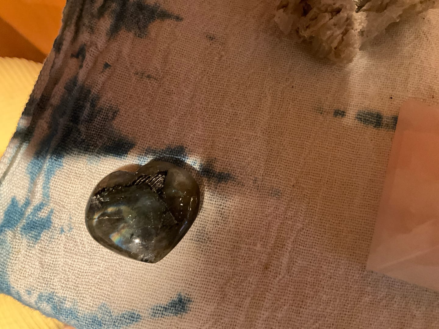 Customer photo review of Labradorite Heart