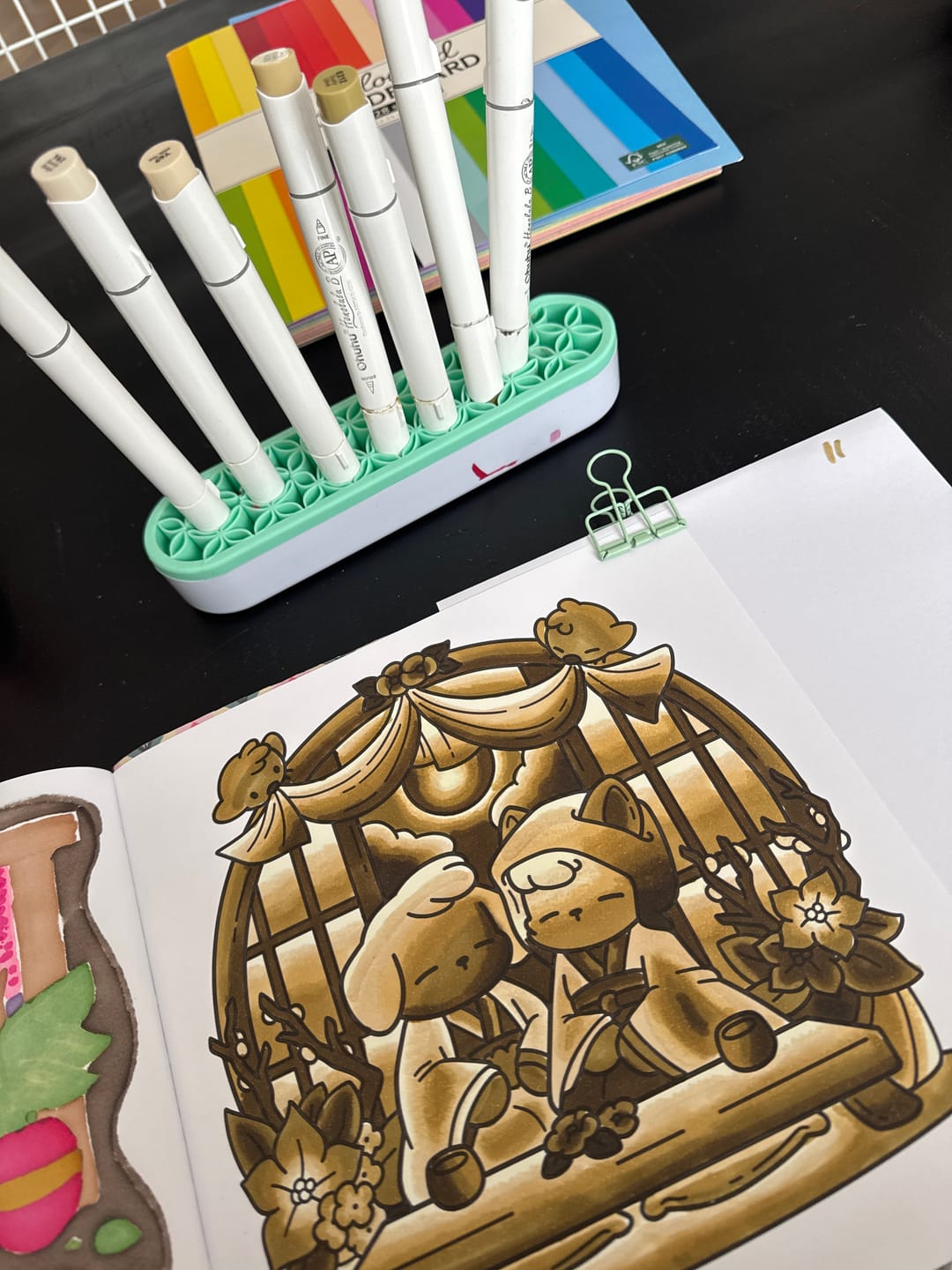 Customer photo review of Ohuhu Honolulu BG060 / GG11 Individual Marker, Brush & Chisel