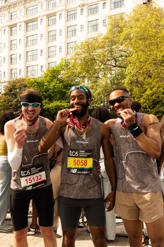 Customer photo review of Preorder - London Marathon Grey Rocup Race Day Vest