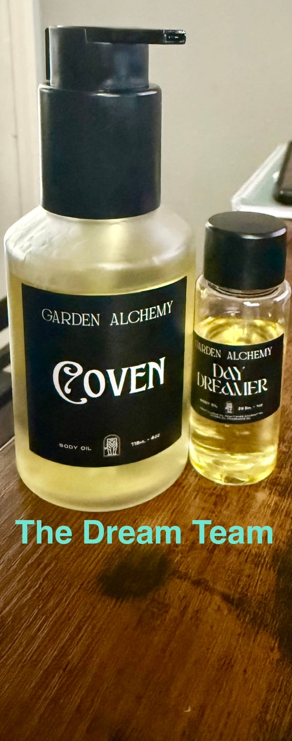 Customer photo review of COVEN BODY OIL