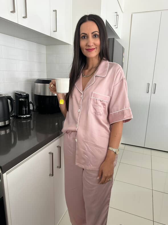 Customer photo review of Menopause Cooling Pyjama Autumn-Winter Set