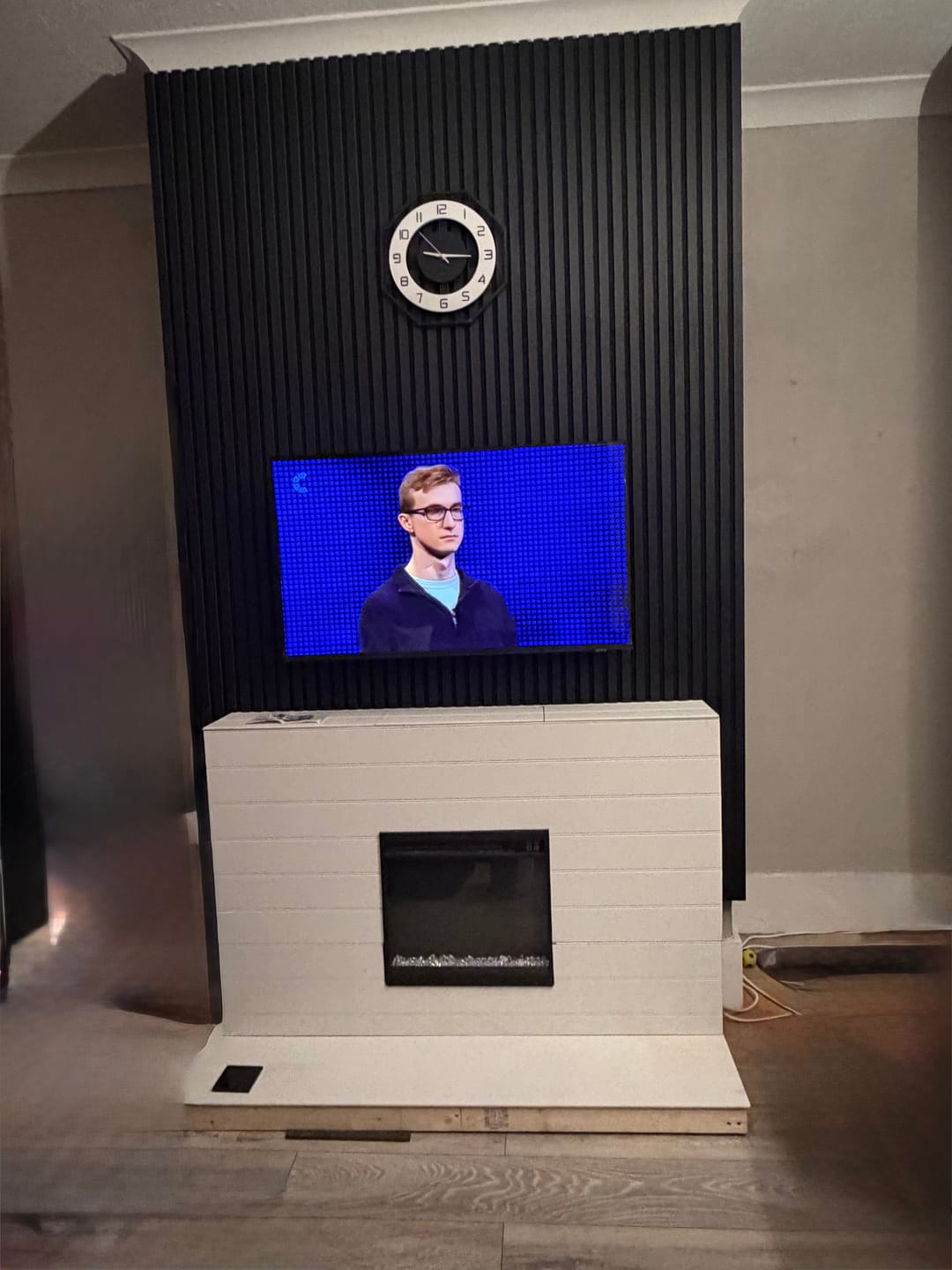 Customer photo review of Premium Acoustic Wall Panels - Black