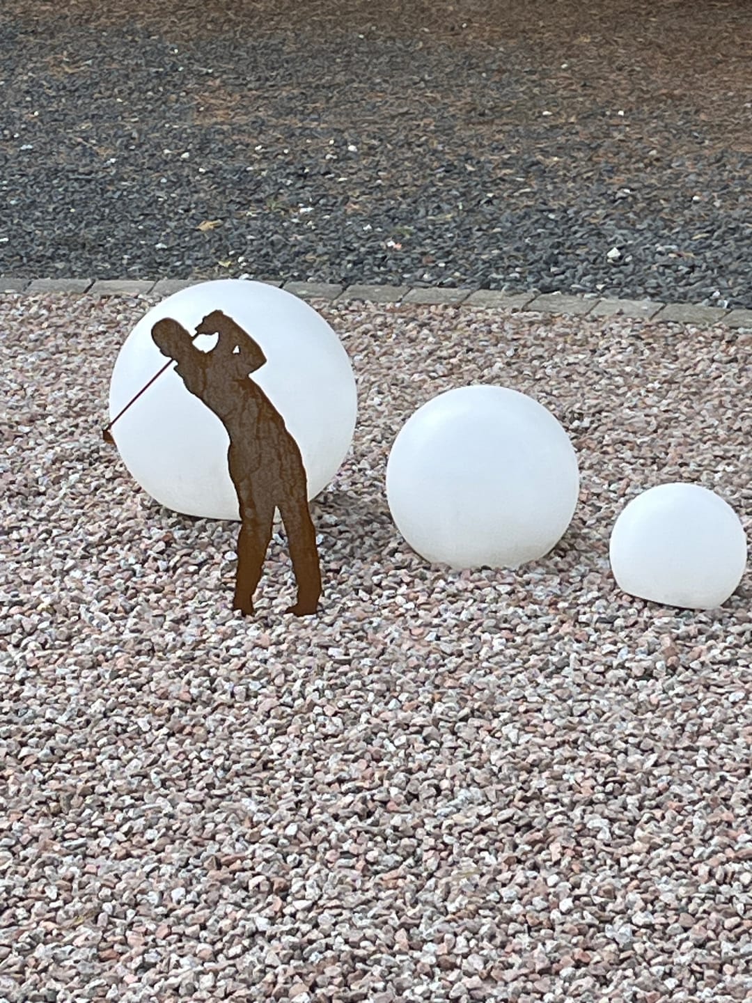 Customer photo review of Gartenstecker Golfer