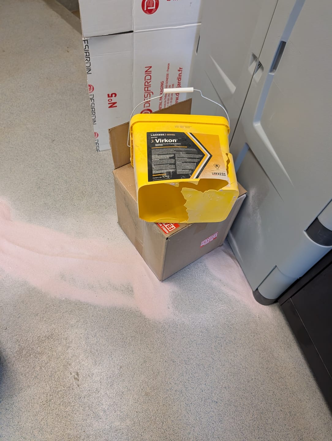 Customer photo review of Virkon Disinfectant