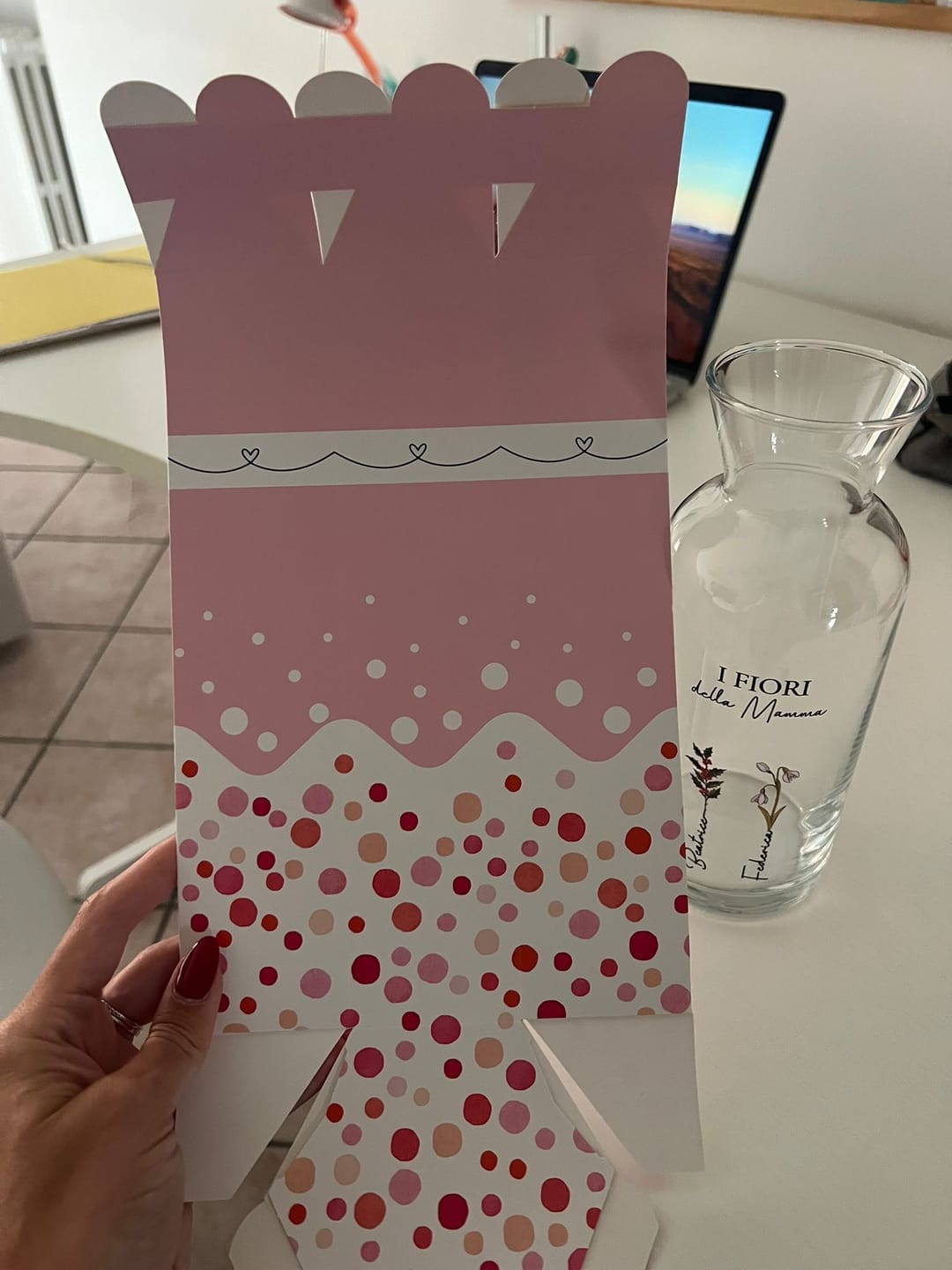 Customer photo review of Confezione regalo - Bicchiere