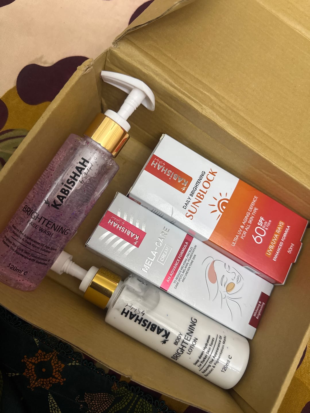Customer photo review of Special Pigmentation Bundle