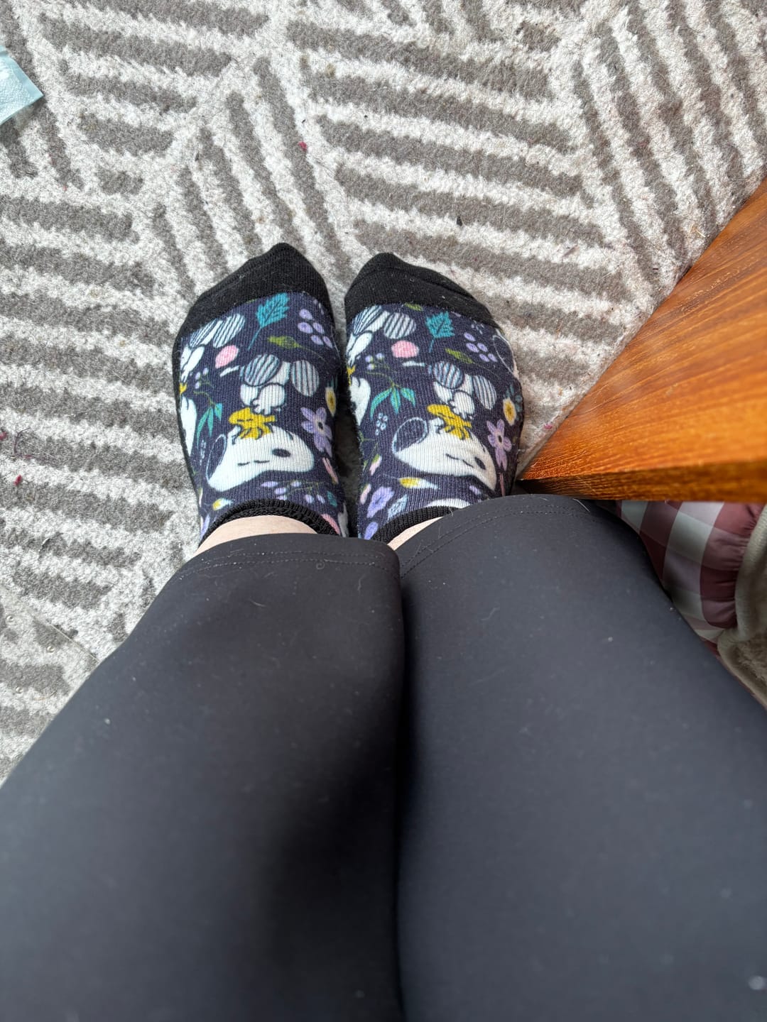 Customer photo review of Flower Friends Ankle Socks
