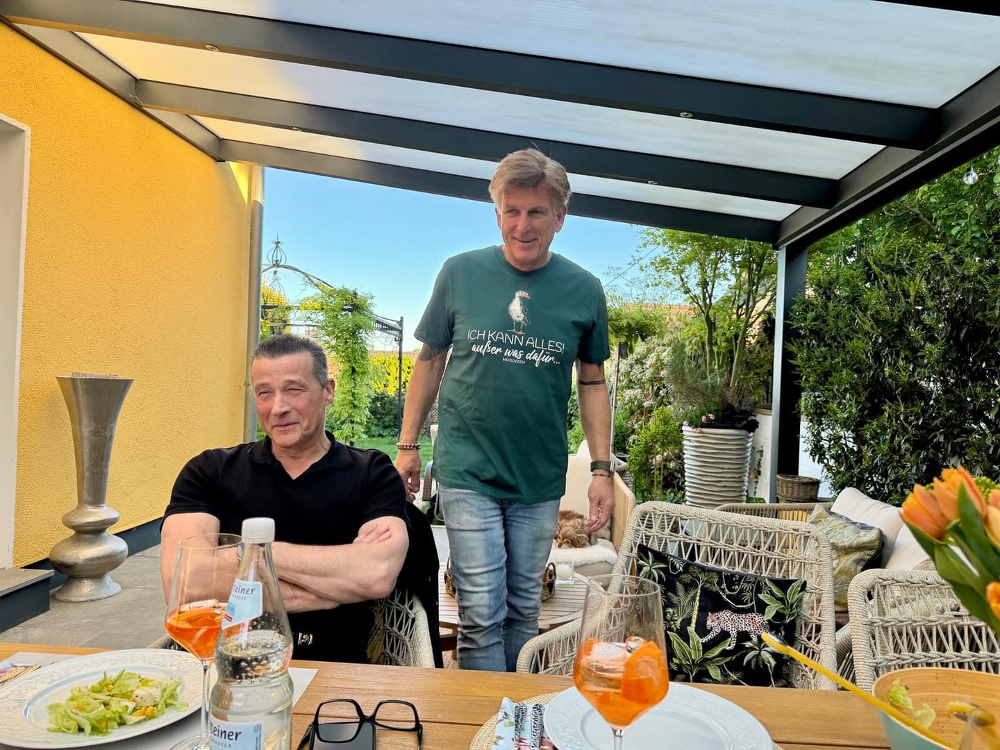 Customer photo review of Komme was wolle   · Herren Premium Bio T-Shirt