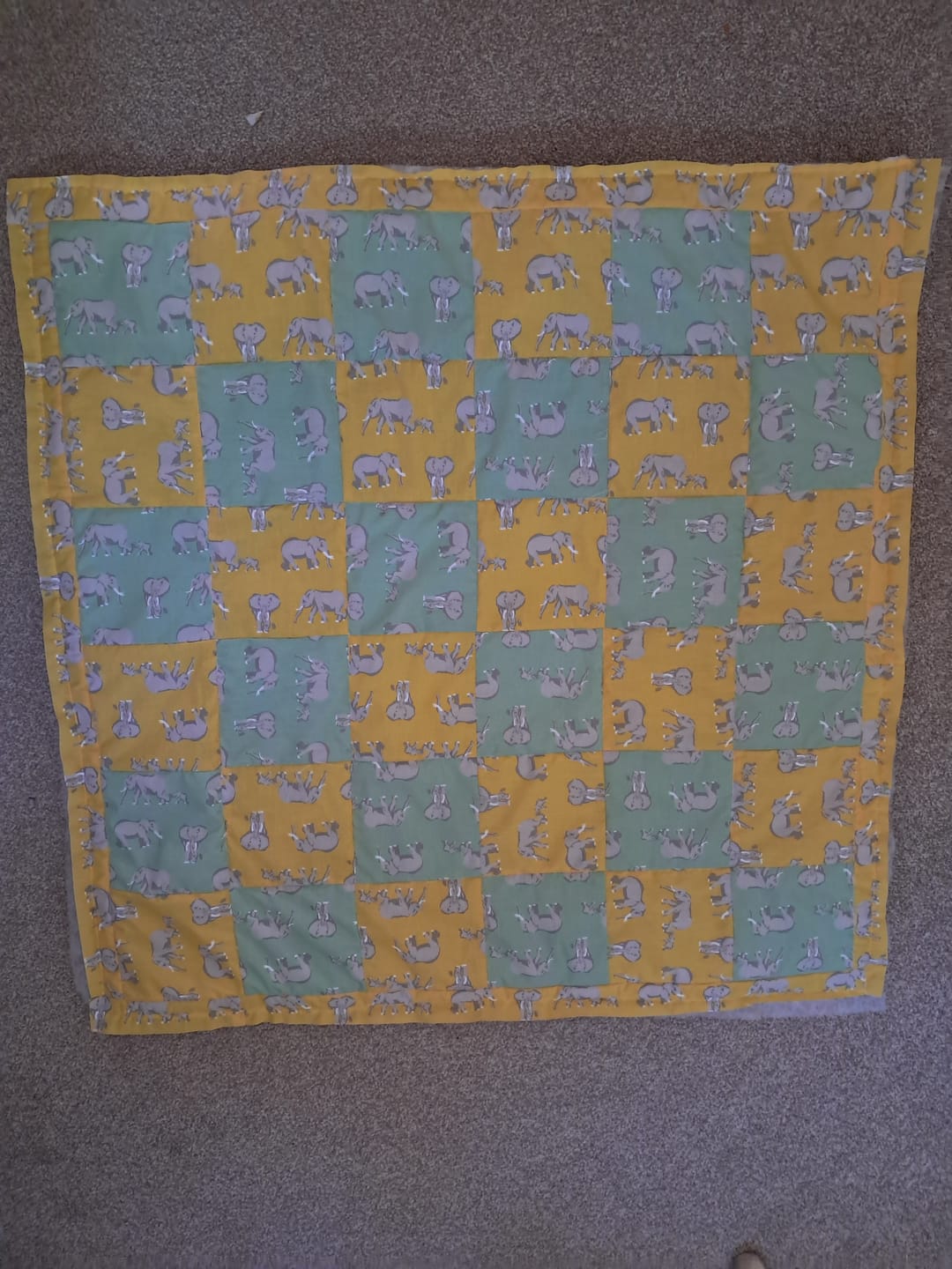 Customer photo review of Elephant Family Polycotton Fabric