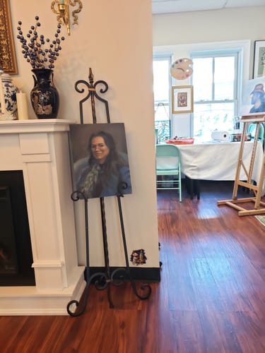 Customer photo review of Painter Mouse Hole Decal