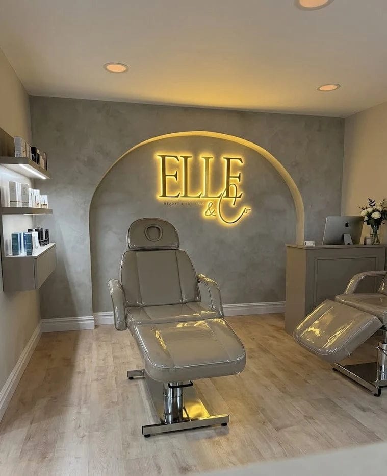 Customer photo review of Custom 3D Metal Backlit Sign For Rob