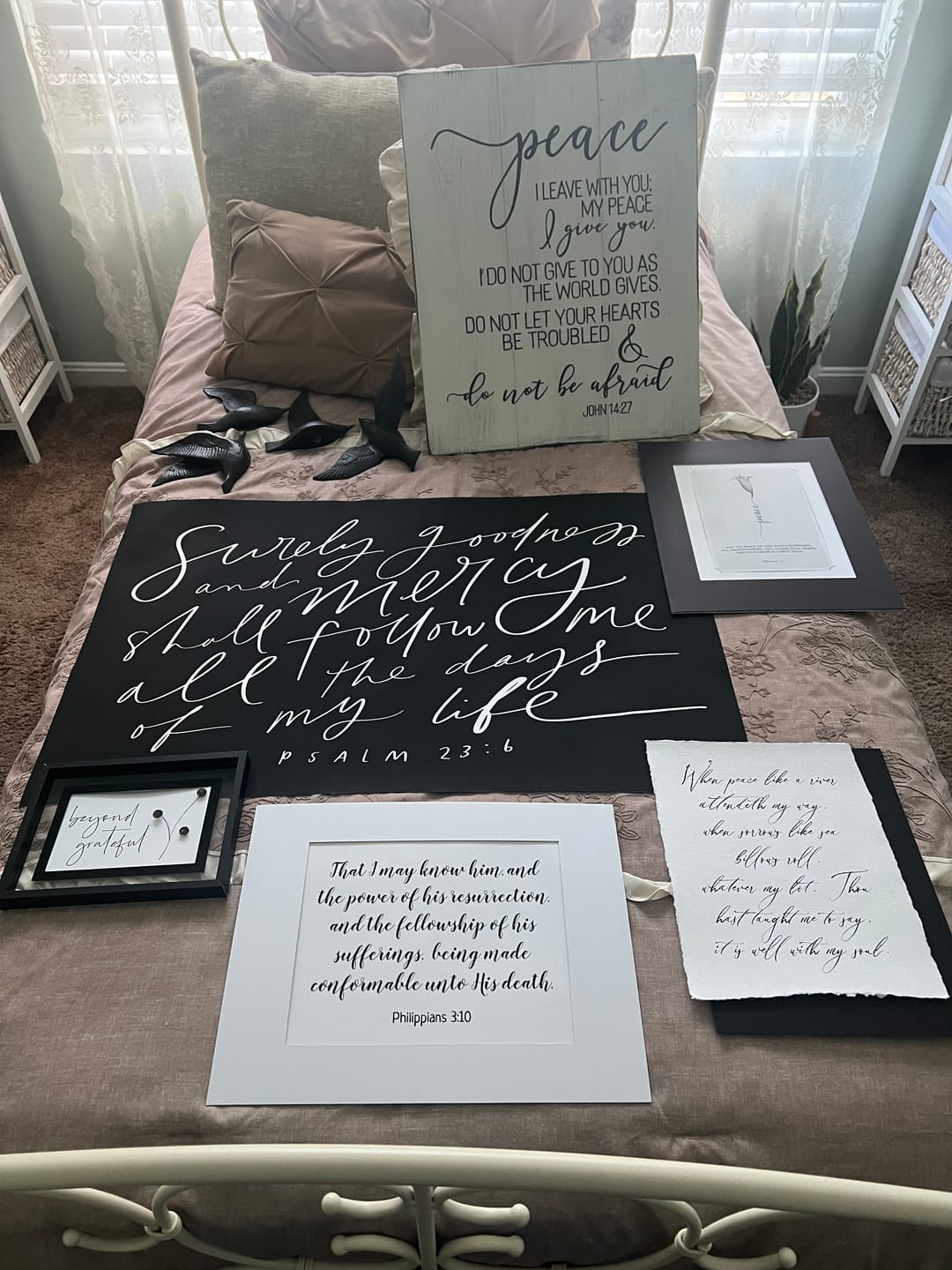Customer photo review of Horizontal Poster "Surely Goodness"