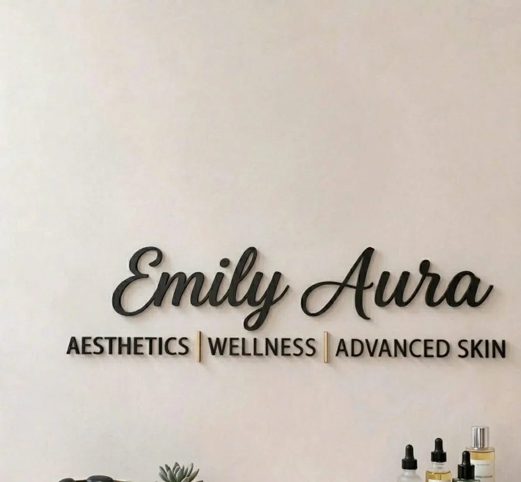 Customer photo review of Custom 3D Metal Backlit Sign For Rob