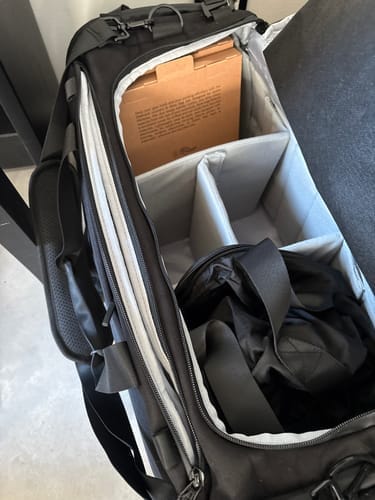 Customer photo review of The Weekender 50L