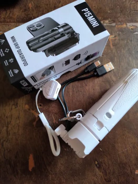 Customer photo review of 3-in-1 Mini Tripod Selfie Stick with Bluetooth Remote Control